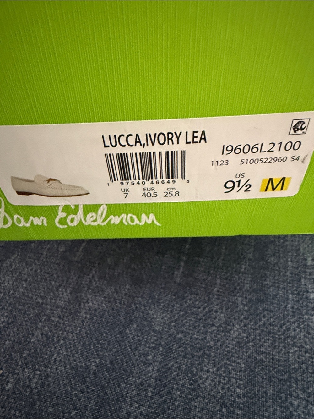 Sam Edelman Lucca Ivory Leather Loafers